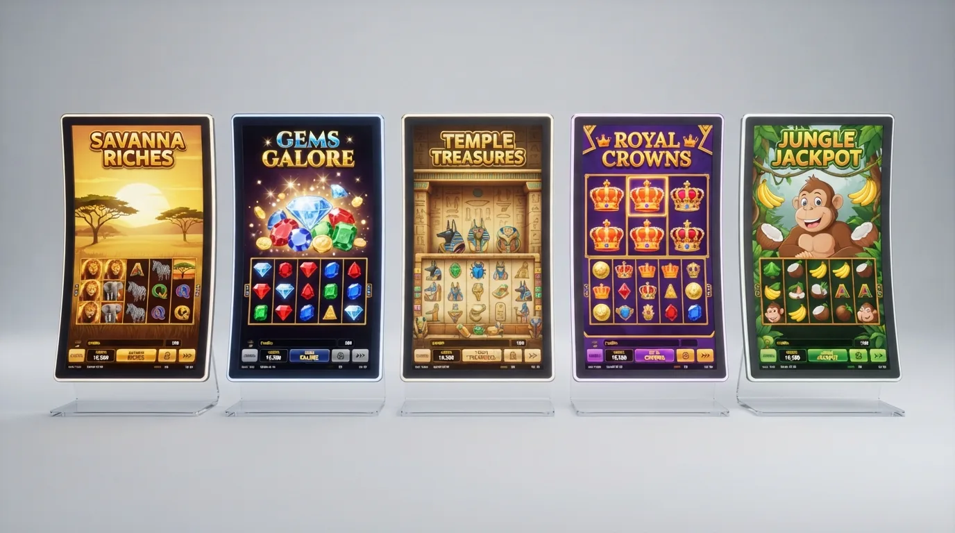 De vijf best beoordeelde jackpot slots van dit jaar naast elkaar in een overzichtelijke vergelijking