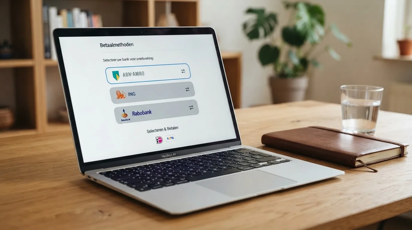 Een scherm met een vergelijkingstabel van Nederlandse online casino's